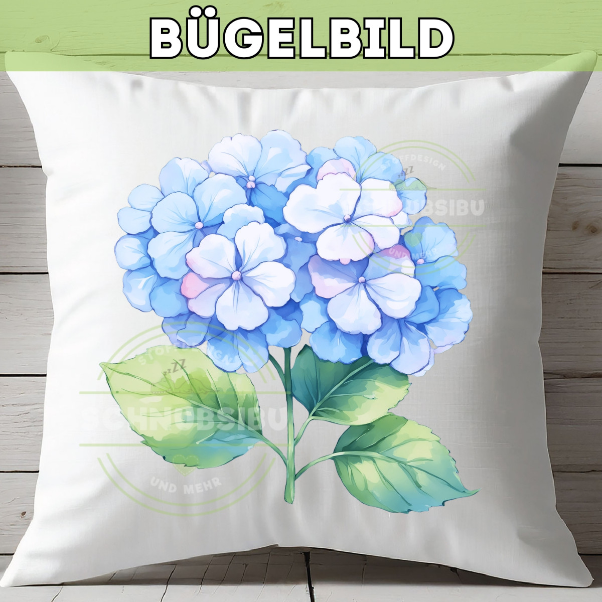 Bügelbild Blume